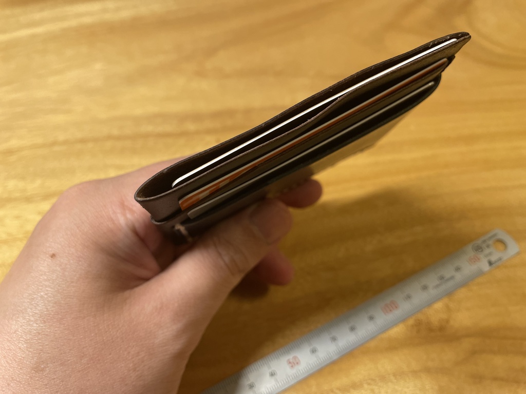 【本革】 カードケース(5ポケット)2トーン