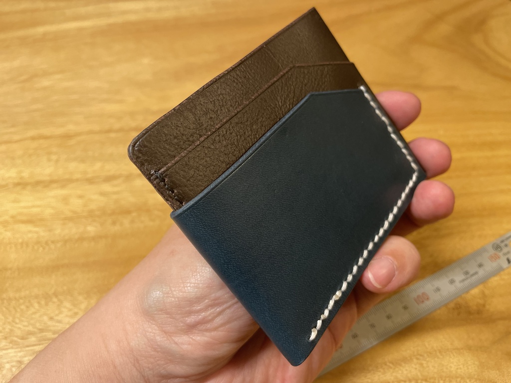 【本革】 カードケース(5ポケット)2トーン