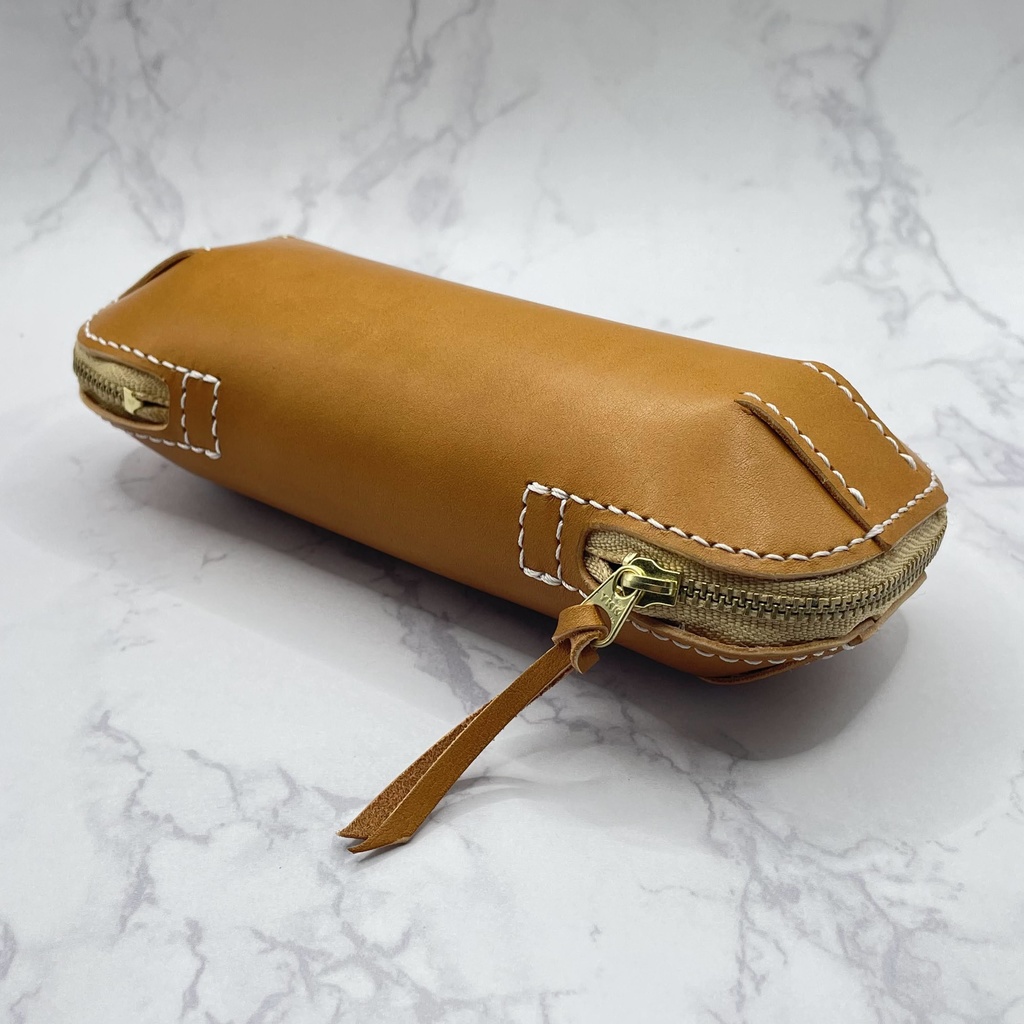 受注生産(5カラー)※キャメル在庫1つは即納可【本革】マルチレザーケース/ペンケースやメガネケースとしても使用可能
