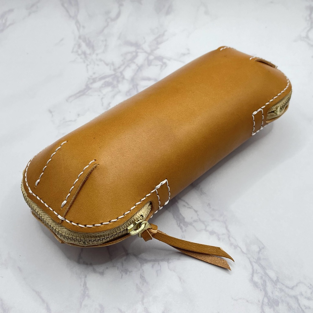 受注生産(5カラー)※キャメル在庫1つは即納可【本革】マルチレザーケース/ペンケースやメガネケースとしても使用可能