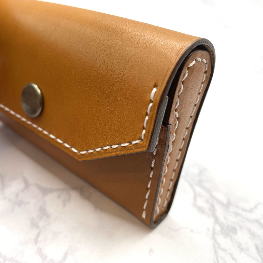 (5カラー)【本革】名刺入れ/カードケース#1(姫路レザー)/受注生産※キャメル在庫1つは即納可