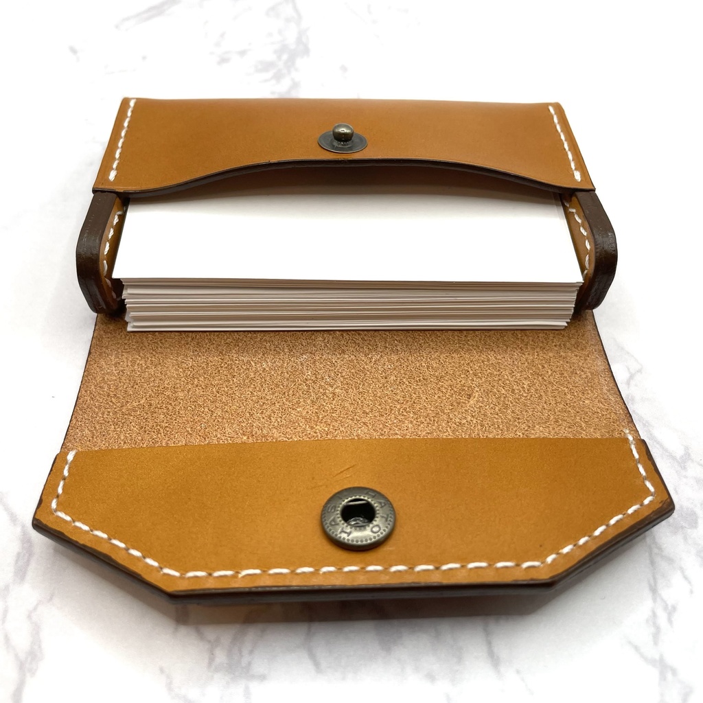 (5カラー)【本革】名刺入れ/カードケース#1(姫路レザー)/受注生産※キャメル在庫1つは即納可