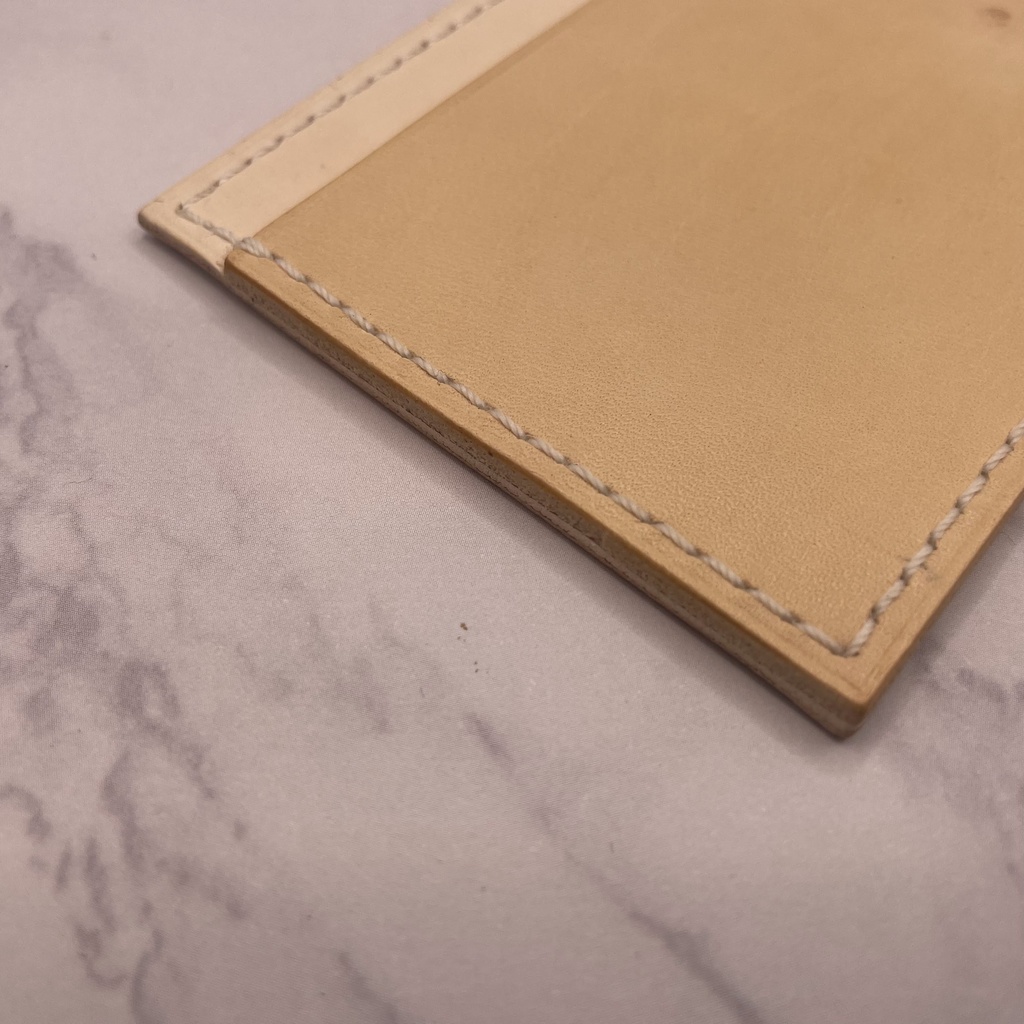 【本革】カラフルパスケース/カードケース/フェースと糸のお色指定可*各色1個は在庫有のため即納可