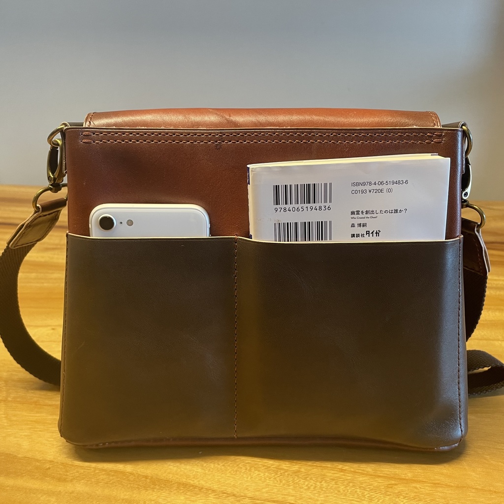 【カラーリクエスト可】本革のショルダーバッグ/バイカラー/セミオーダー