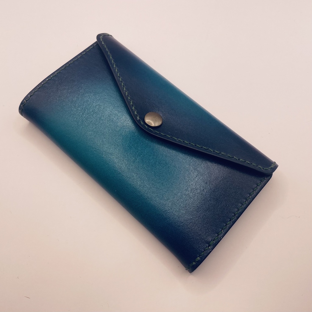 推し色 本革スマホケース(iphone全シリーズ対応可)カラーオーダー可