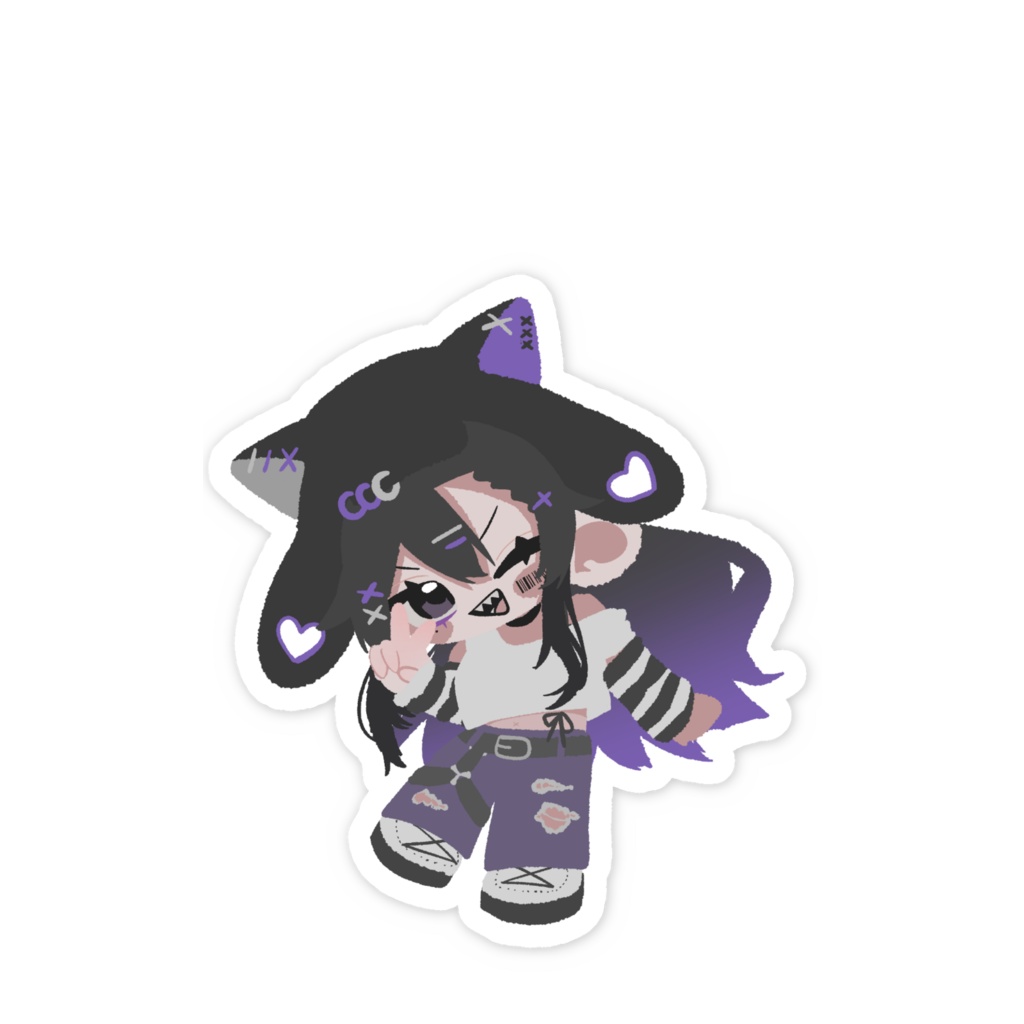 【常設】偽莉るあん スマホステッカー