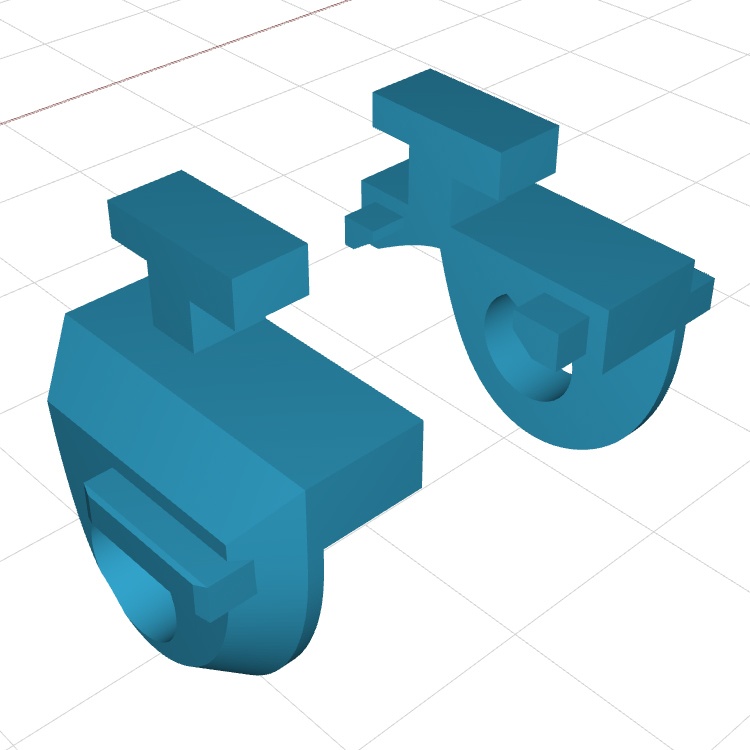 【胸部・骨盤ジョイントセット】メガミデバイス(朱羅)対応ジョイント(各2個ずつ)