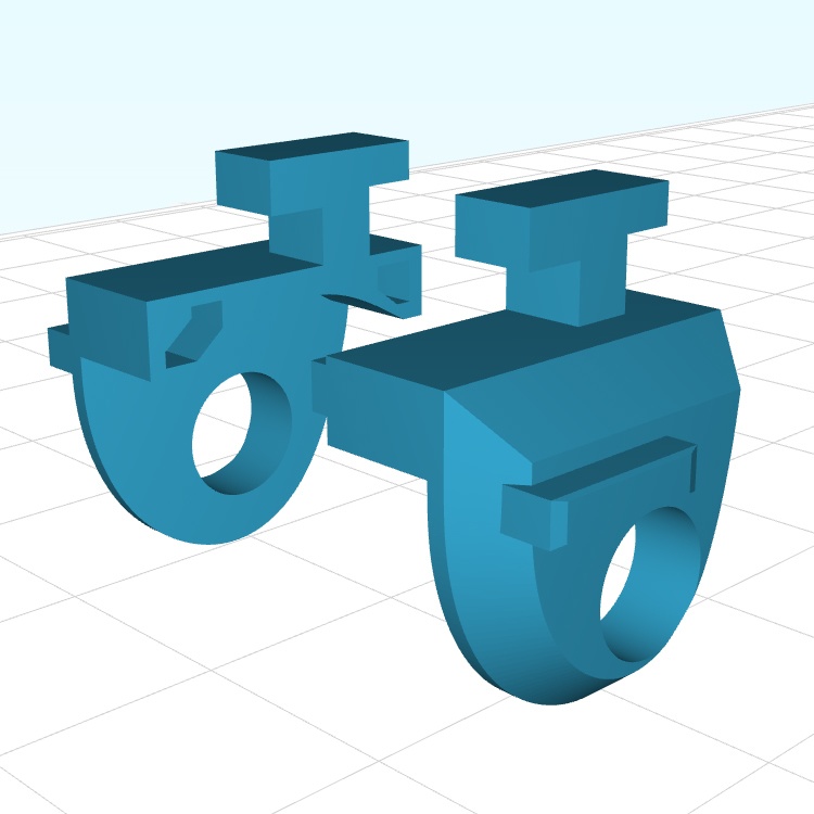 【胸部・骨盤ジョイントセット】メガミデバイス(朱羅)対応ジョイント(各2個ずつ)