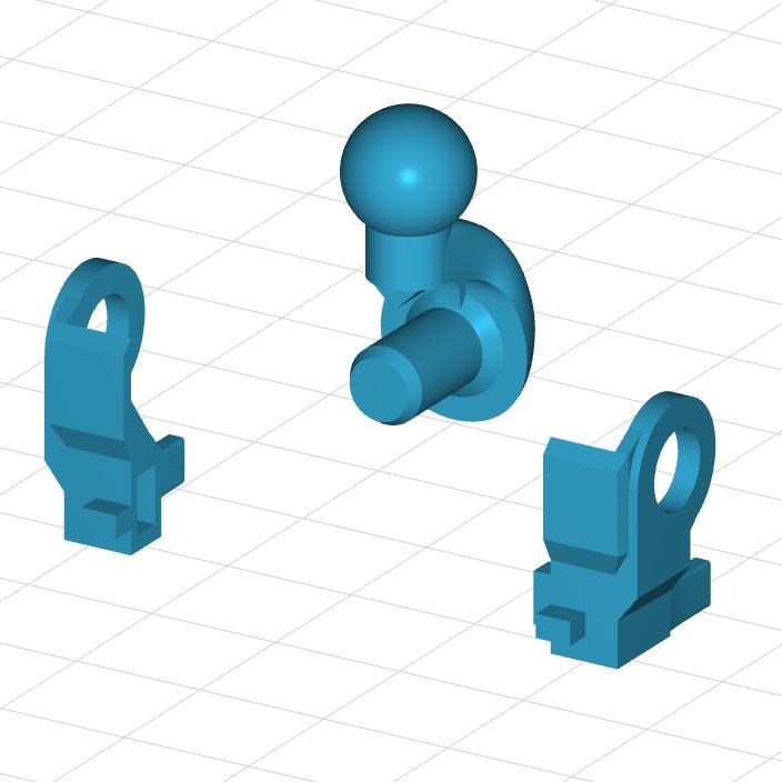 【胸部・骨盤ジョイントセット】メガミデバイス(WISM/SOL/C&P)向けジョイント(各2個ずつ)