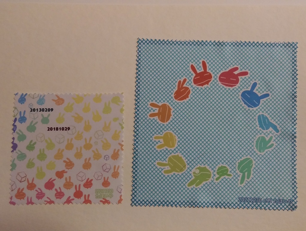 レプリカ先生メガネ拭き　大・小