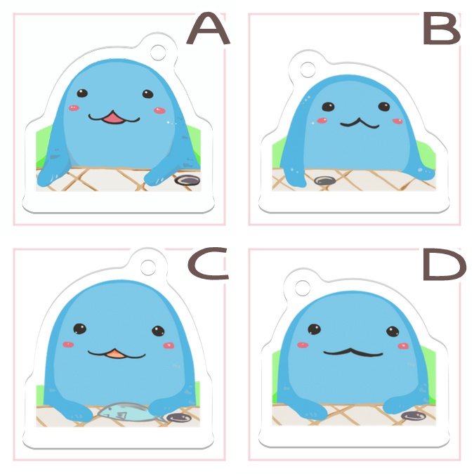 アザラシのミニアクスタ（キーチェーン付き）