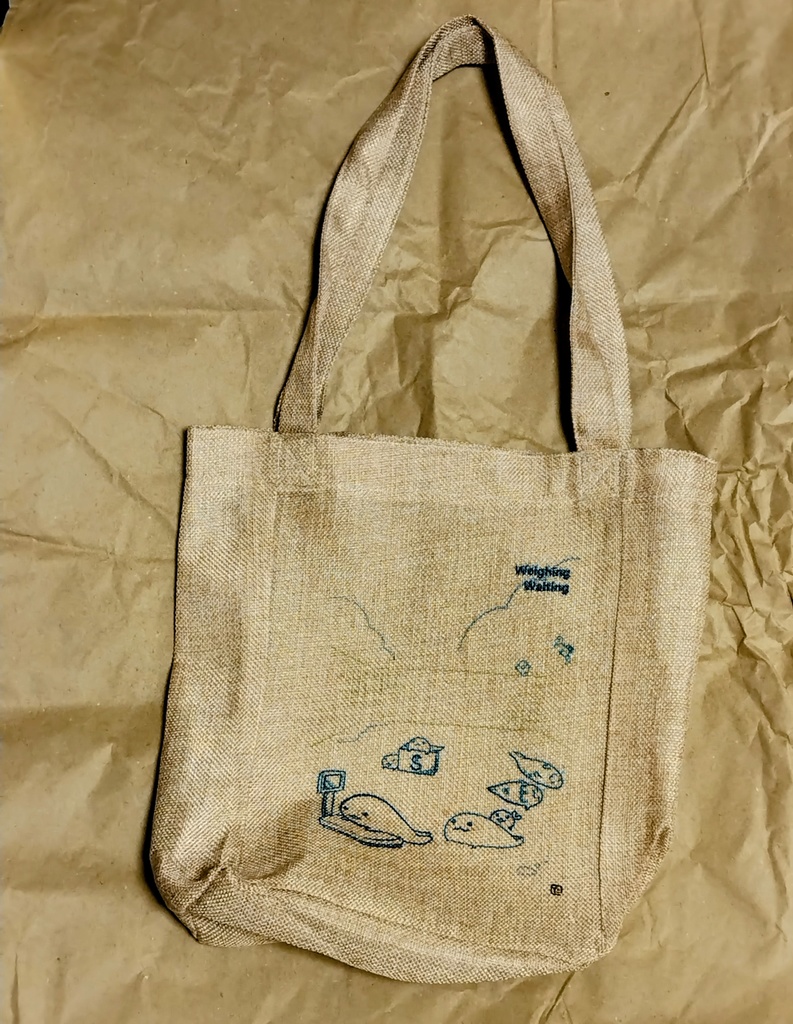 【新作】アザラシ缶バッジとトートバッグ