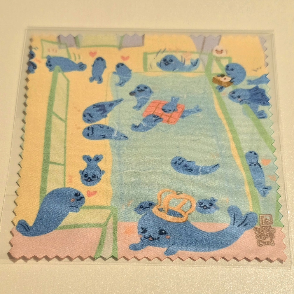 New! アザラシ幼稚園マイクロファイバークロス