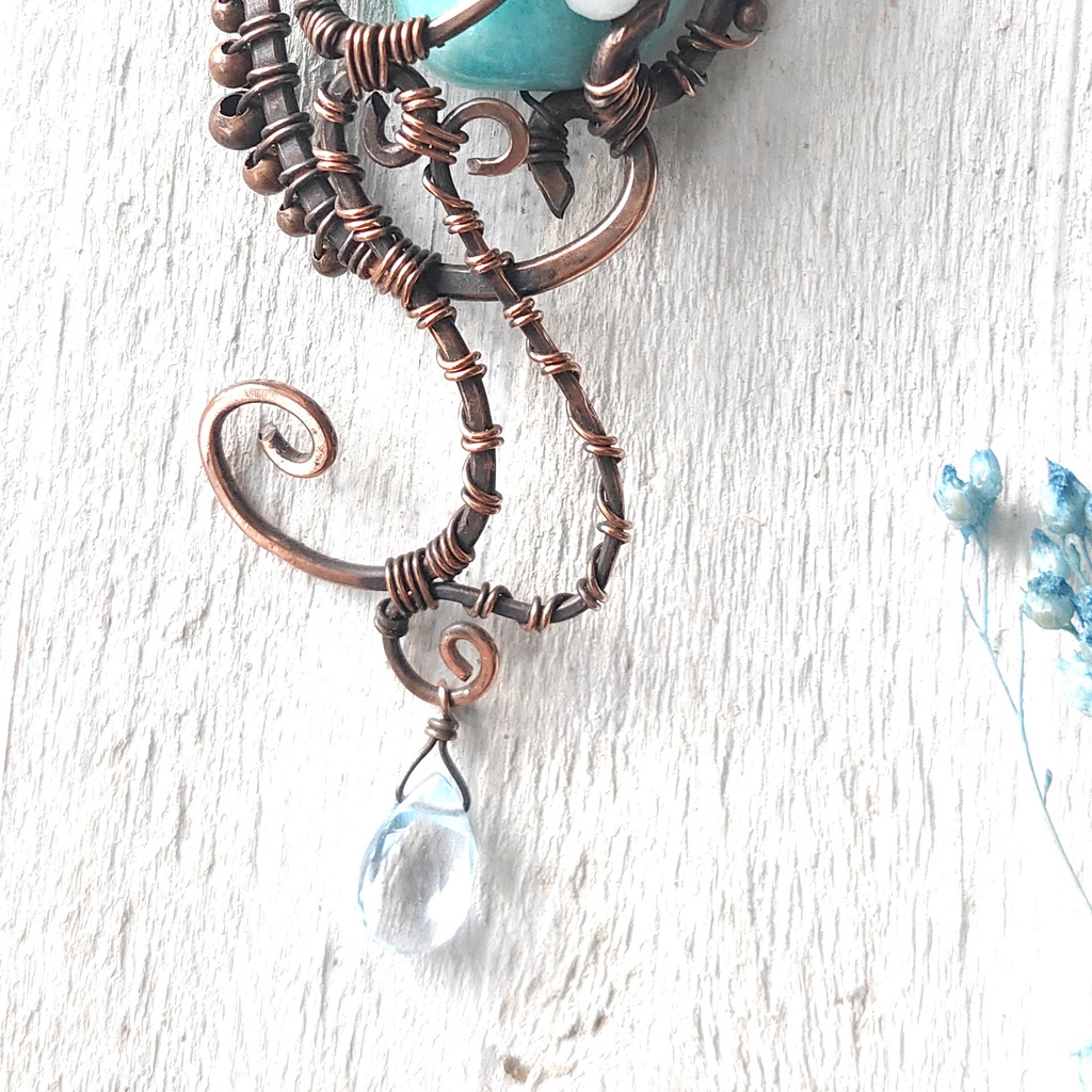 アマゾナイトのネックレス