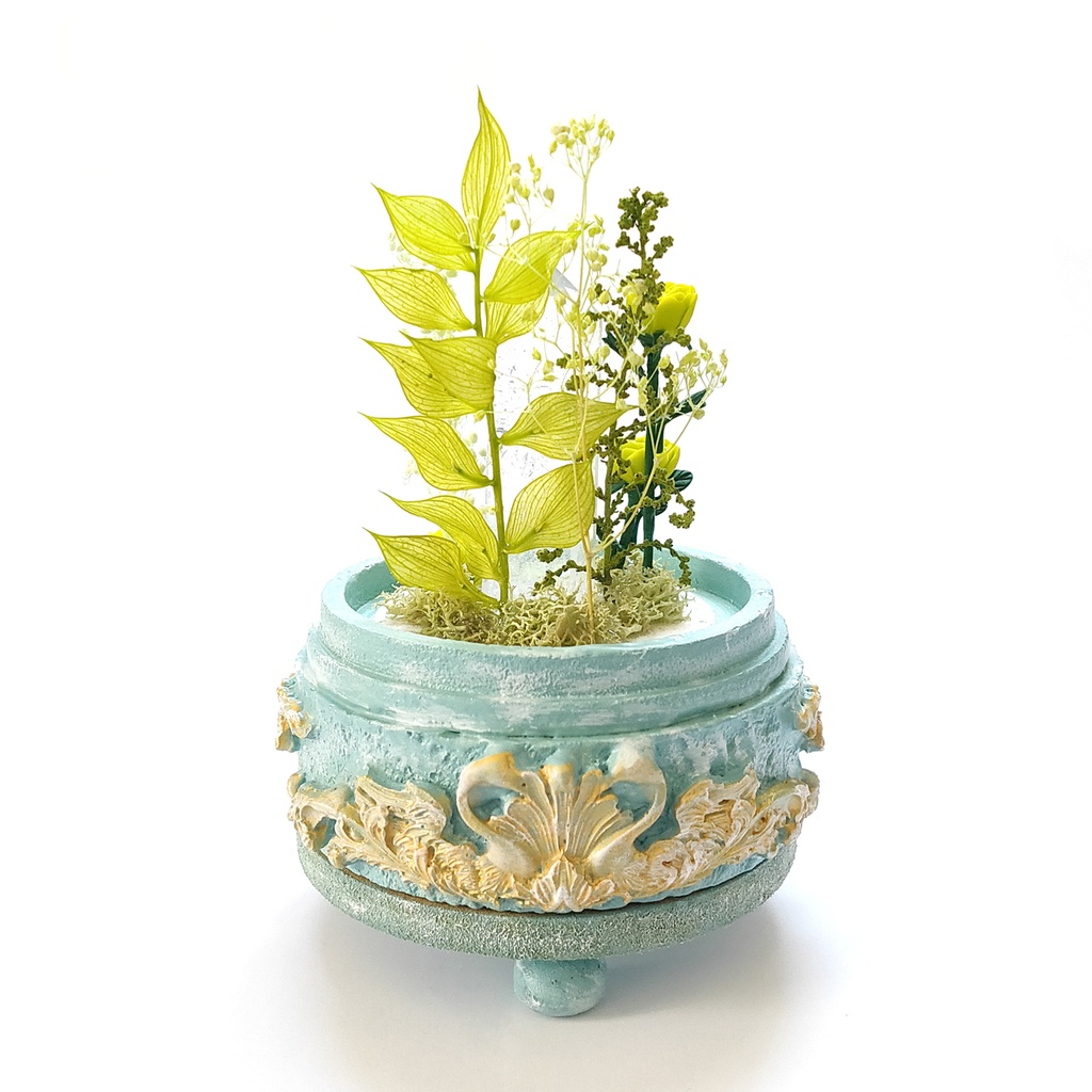 鉱物ランプ『黄緑』中サイズ・水晶・ペリドット