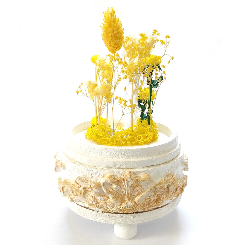 鉱物ランプ『黄』中サイズ・水晶・シトリン