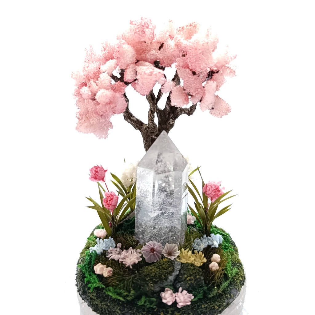 ドームのみ『結晶大地の春-桜の樹-』中サイズ