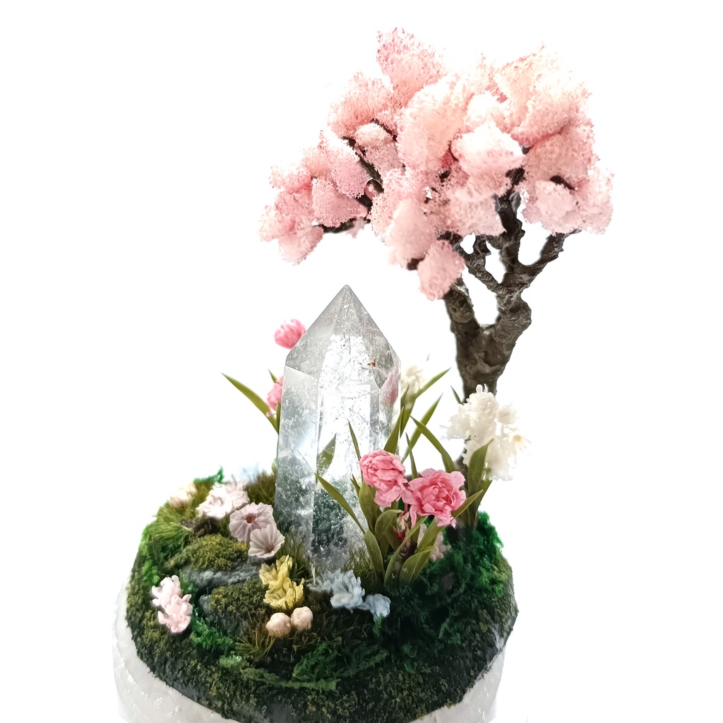 ドームのみ『結晶大地の春-桜の樹-』中サイズ