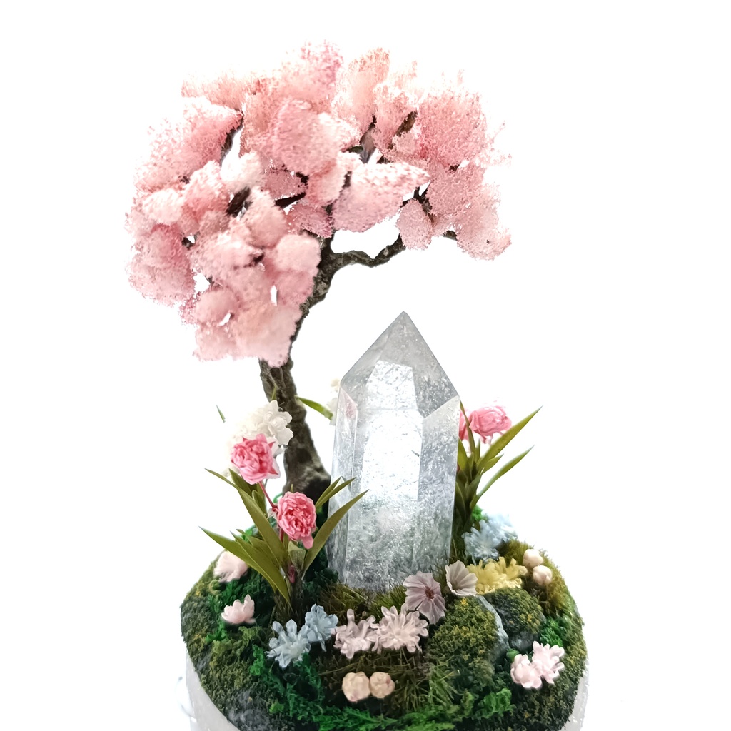ドームのみ『結晶大地の春-桜の樹-』中サイズ