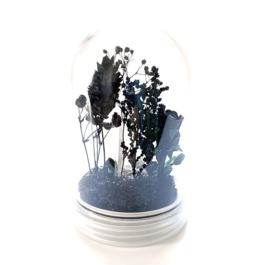 ドームのみ『黒』中サイズ・水晶・オニキス