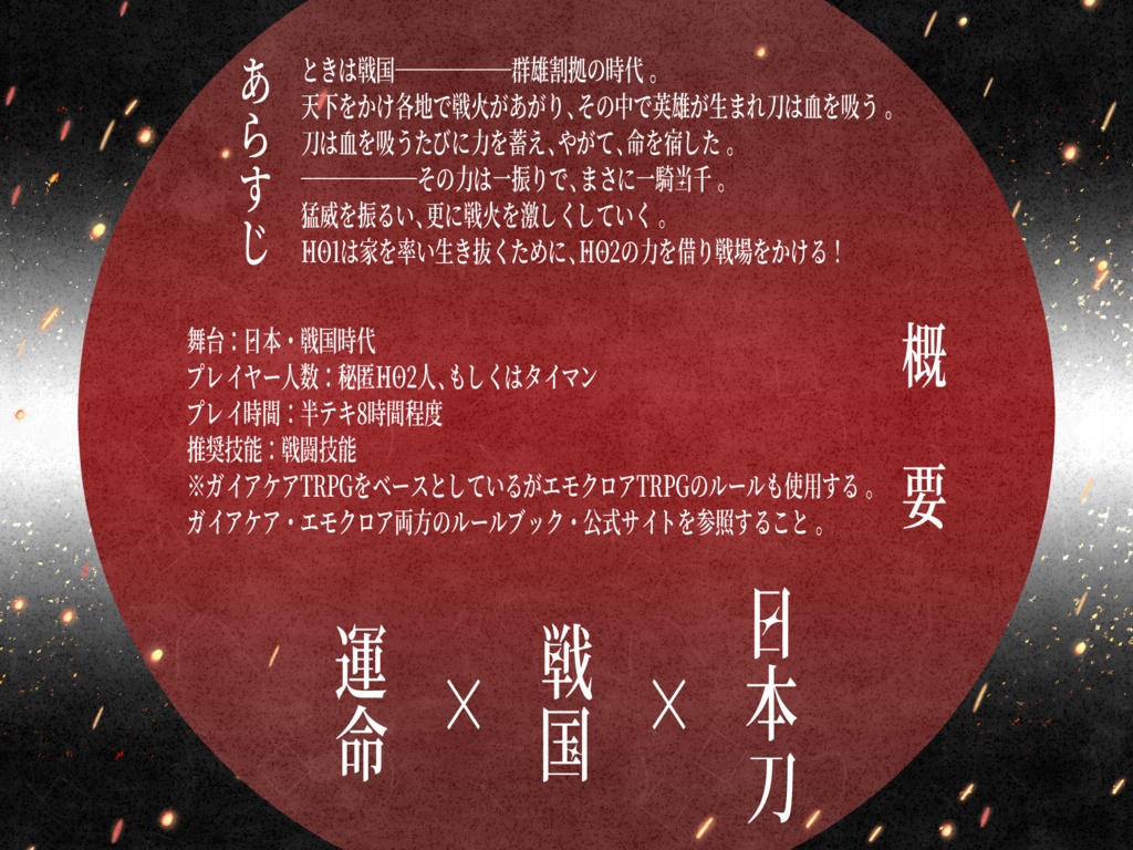 ガイアケアTRPG「人刄一体」