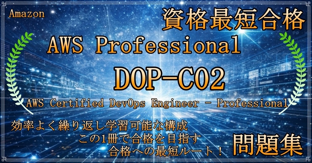 【資格問題集】【AWS】【Professional】【DOP-C02】AWS Certified DevOps Engineer - Professiona