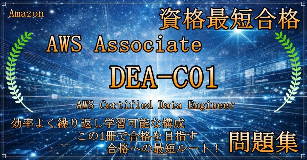 【資格問題集】【AWS】【Associate】【DEA-C01】AWS Certified Data Engineer - Associate