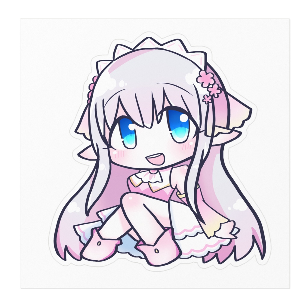 リアといっしょ!ミニキャラステッカー