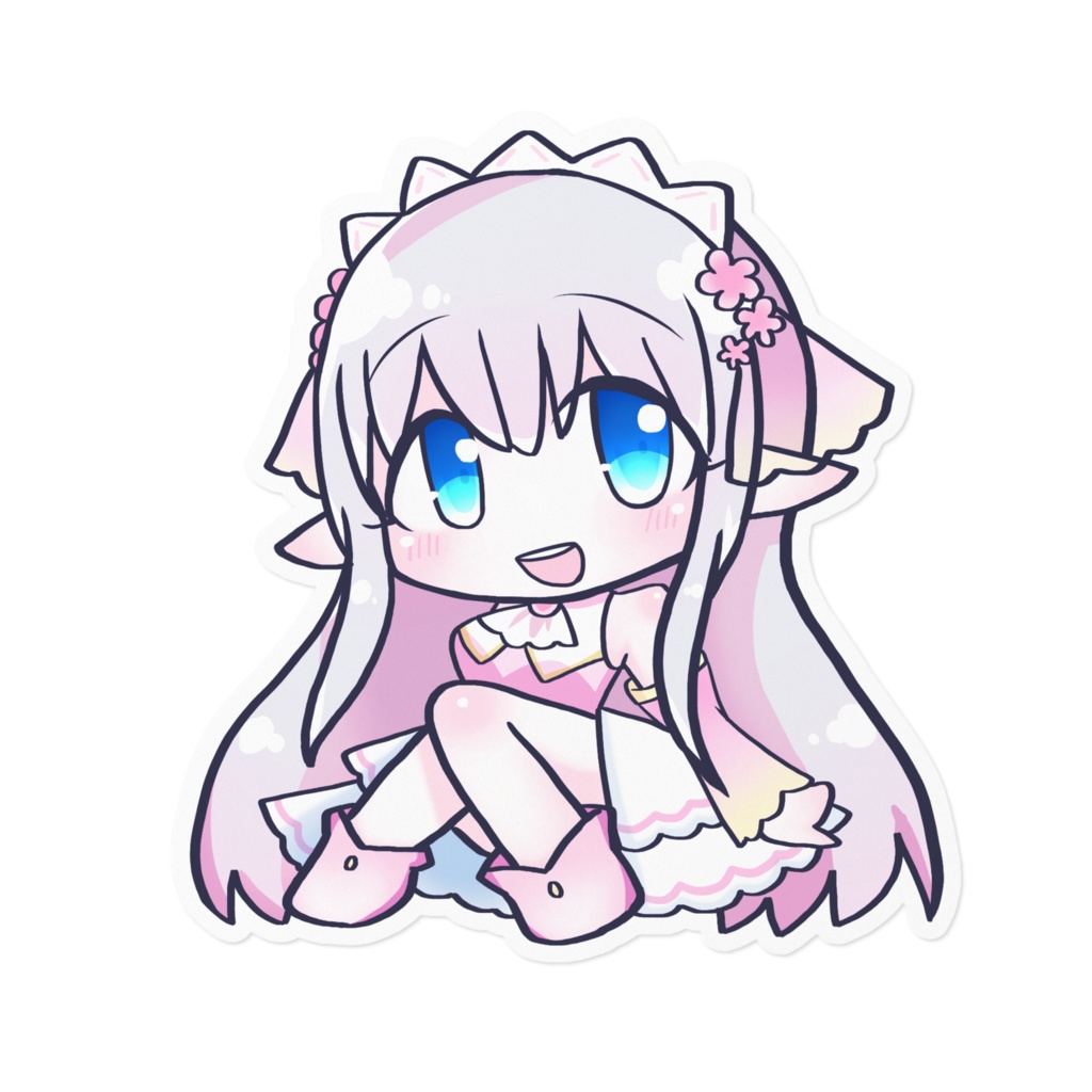 リアといっしょ!ミニキャラステッカー