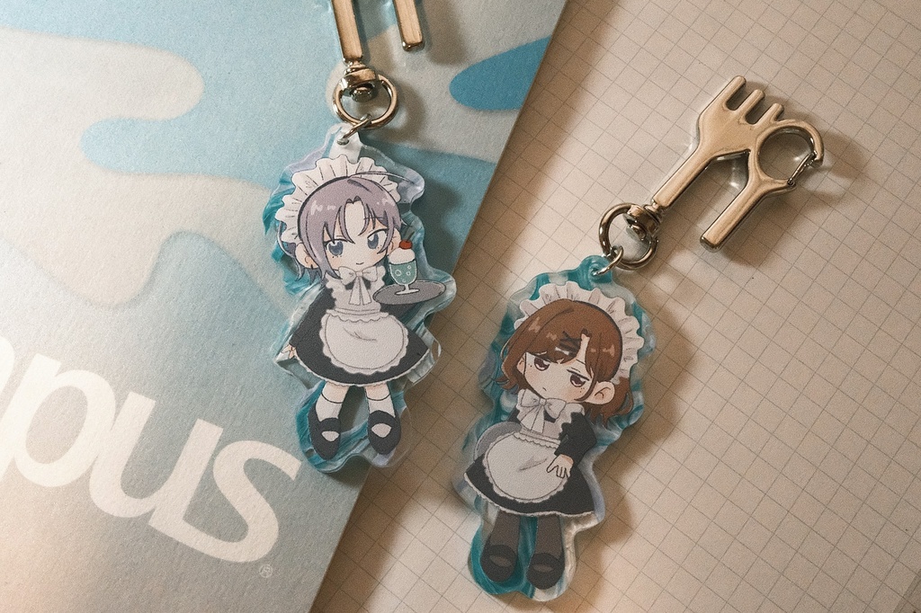 ノクチルメイドさんアクリルキーホルダー