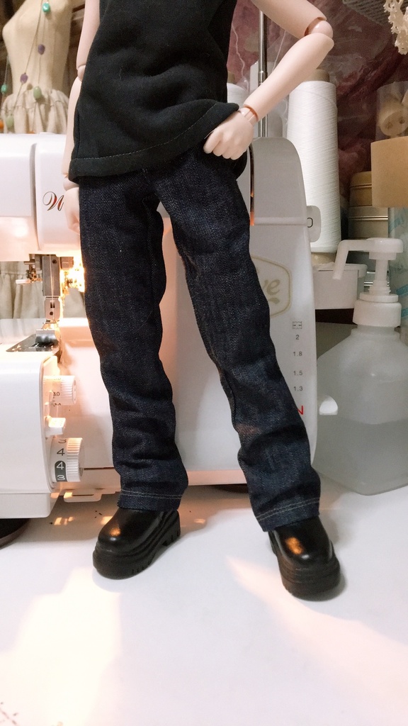 デニムパンツ(加工なし)