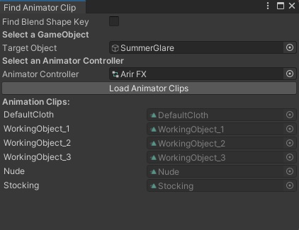 FindAnimationClip