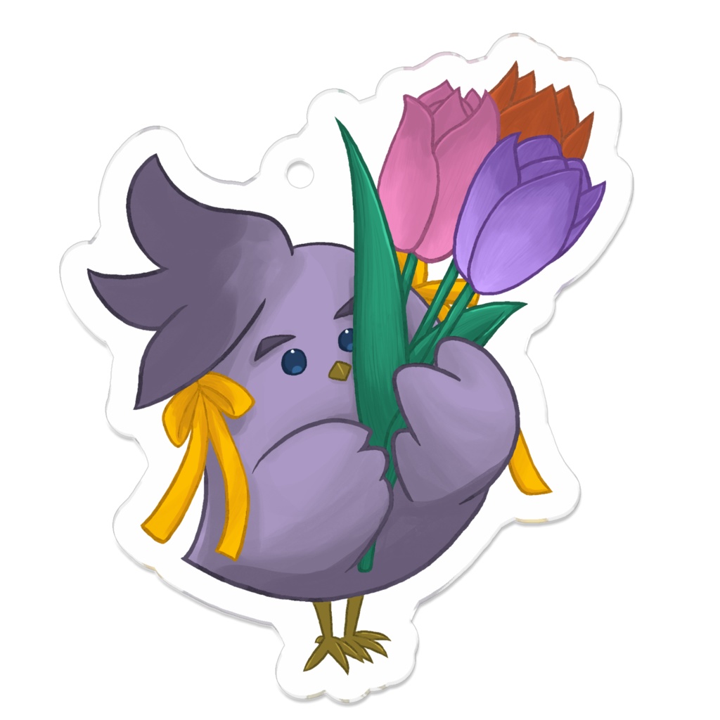 【非公式】万象院ハッカHAKKITO FLOWERコレクション春Springアクリルキーホルダー