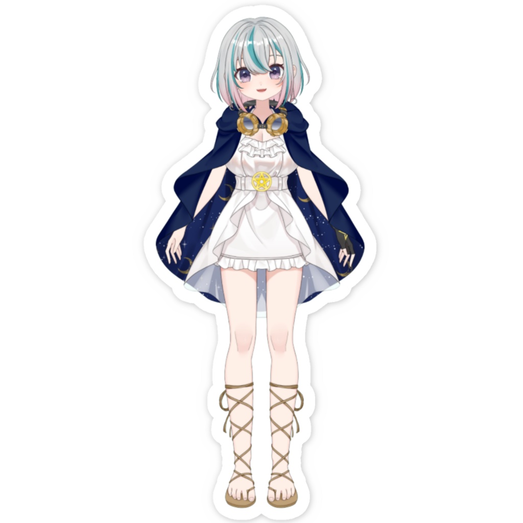 【収益化Anniversary】宵テッカ~🌙💗(全身&マント)