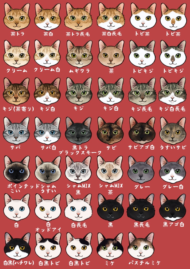 猫ちゃんアクキー(茶トラ長毛)