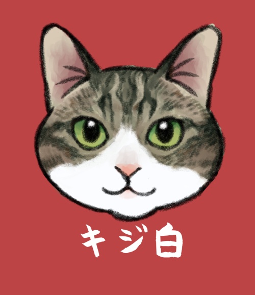 猫ちゃんアクキー（キジ白）