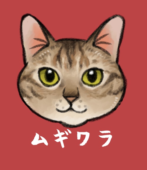 猫ちゃんアクキー（ムギワラ）