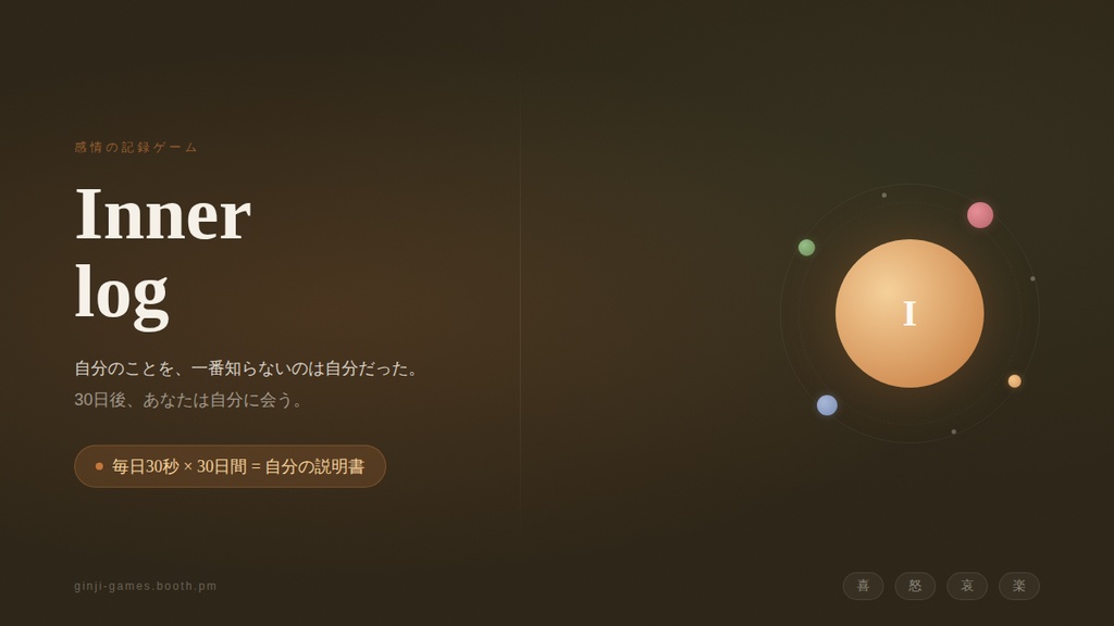 Innerlog — 感情の記録ゲーム