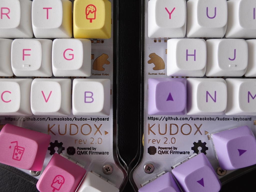 【基板色: 白】Kudox ホットスワップver 基本セット