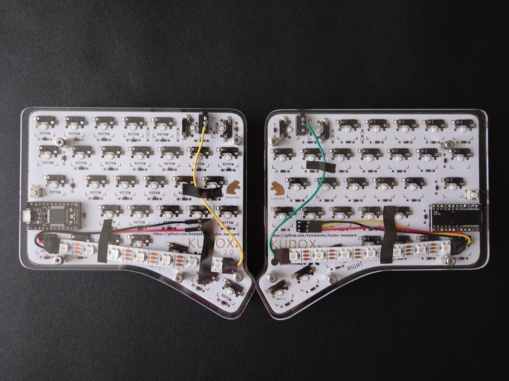 【基板色: 白】Kudox ホットスワップver 基本セット