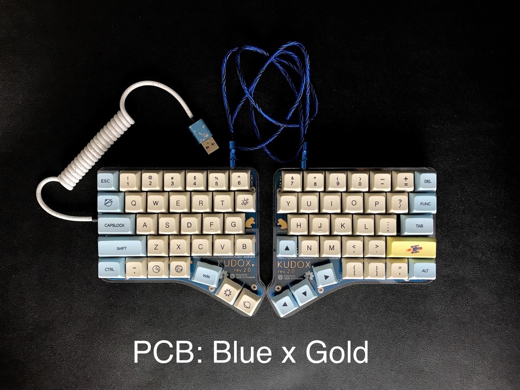 【基板色: 青】Kudox ホットスワップver 基本セット