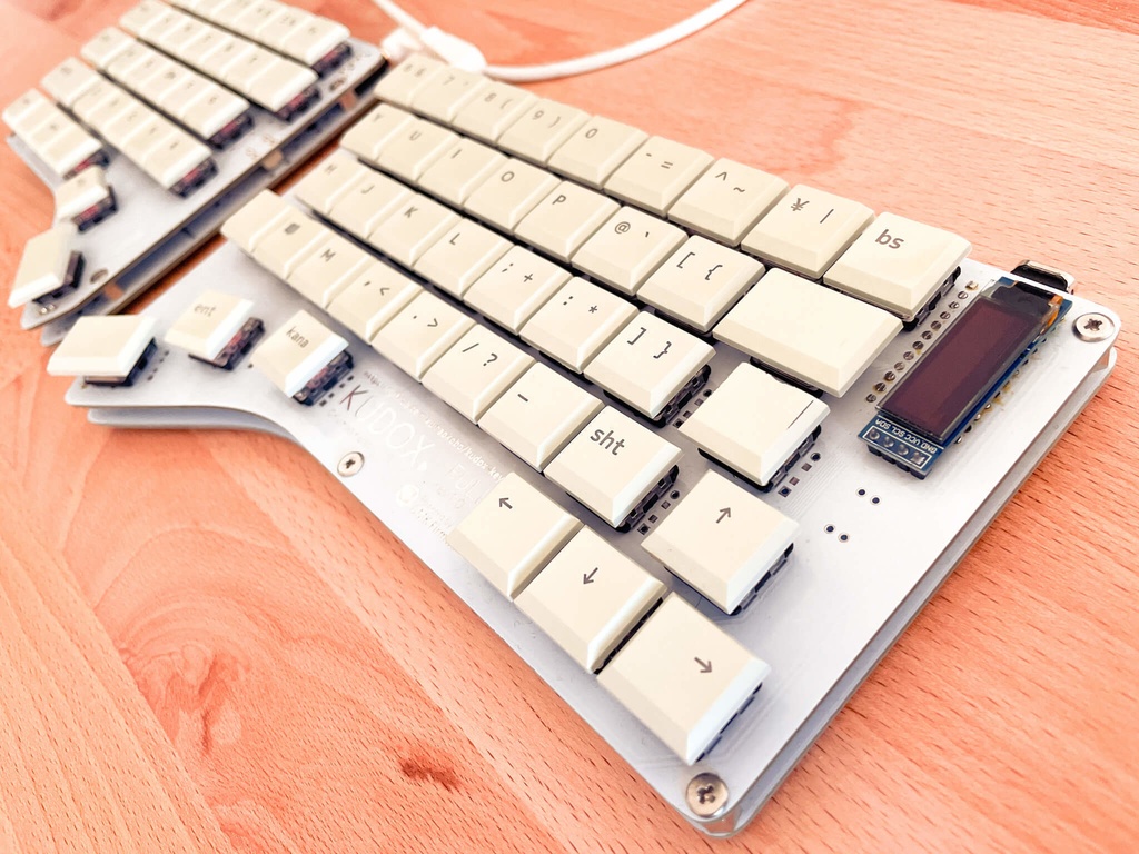 【基板色: 白】Kudox Full rev1 基本セット