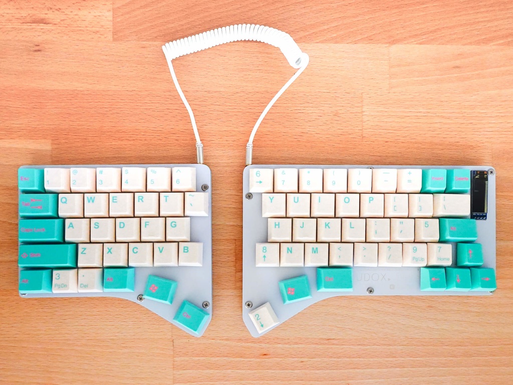 【基板色: 白】Kudox Full rev1 基本セット