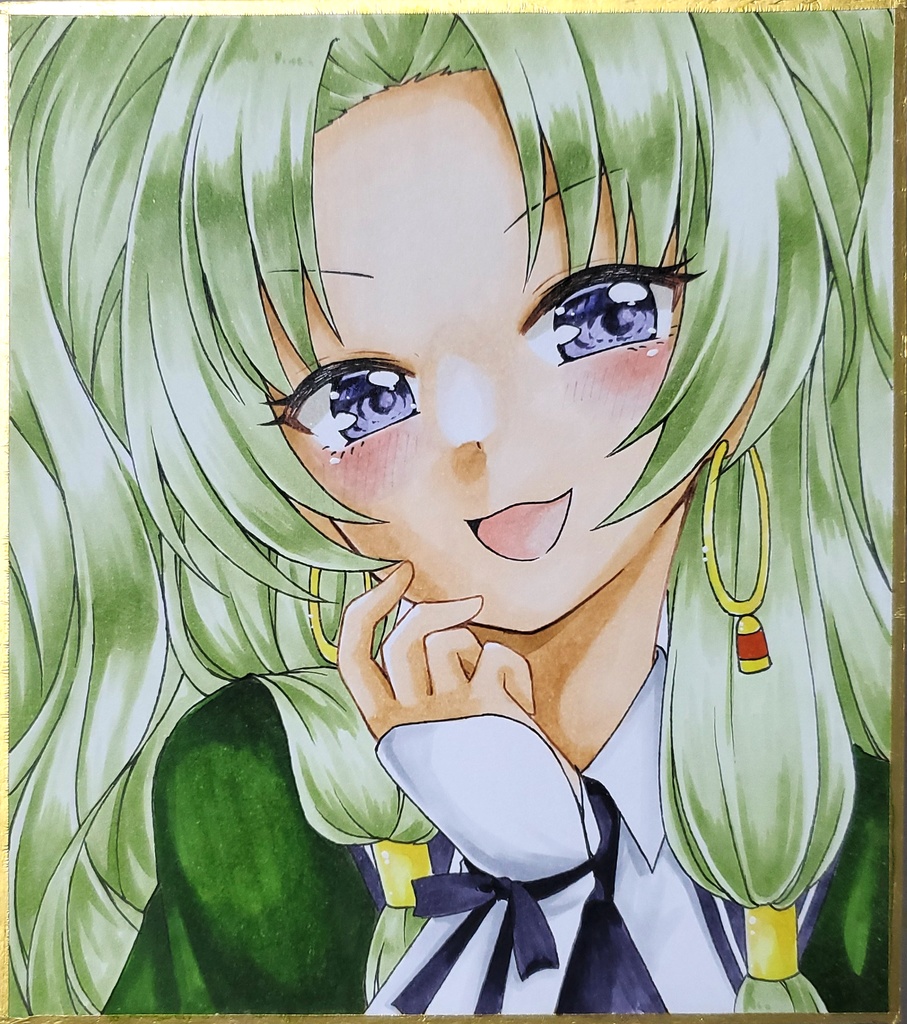 直筆色紙・アディスアベバ【ミストトレインガールズ】