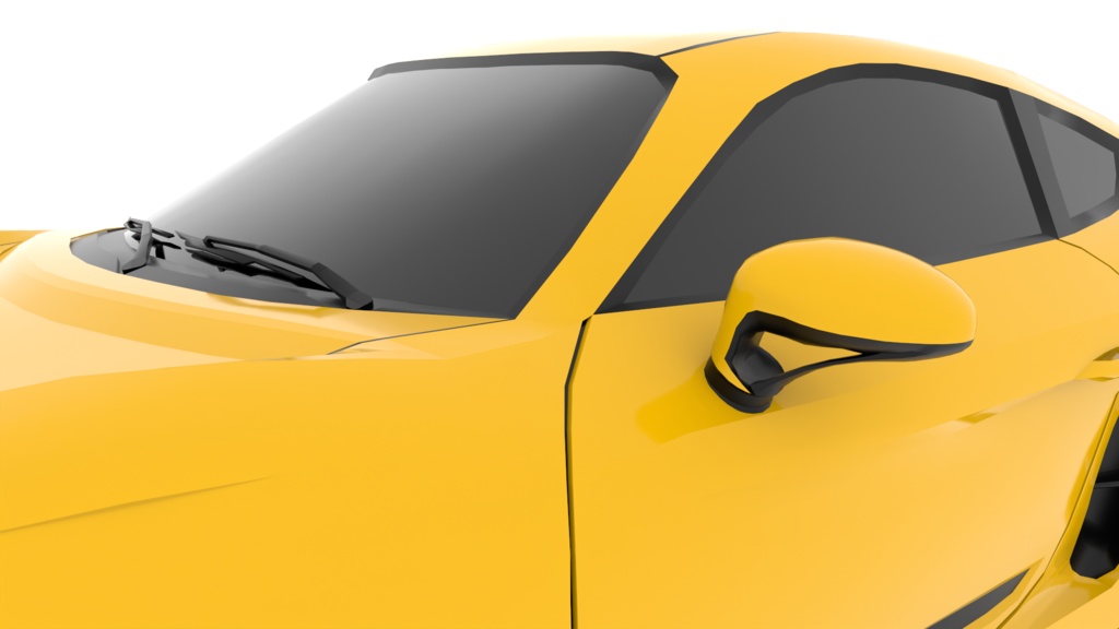 Porsche 718 Cayman 3Dモデル【ローポリモデルあり】