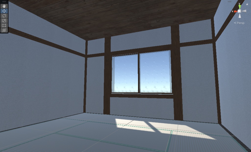 8畳間和室【3Dモデル】【家具なし】