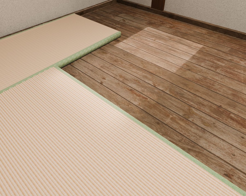 8畳間和室【3Dモデル】【家具なし】