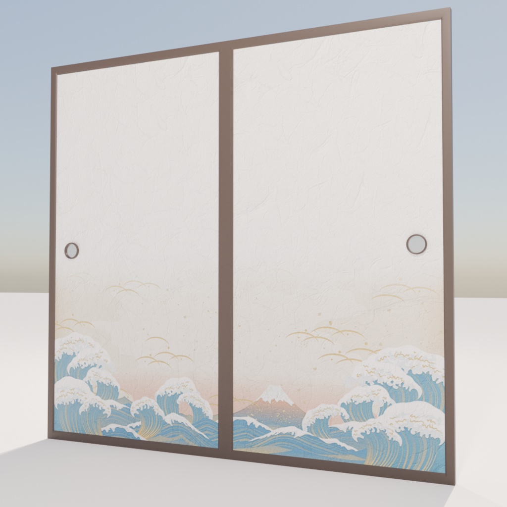 襖【3Dモデル】