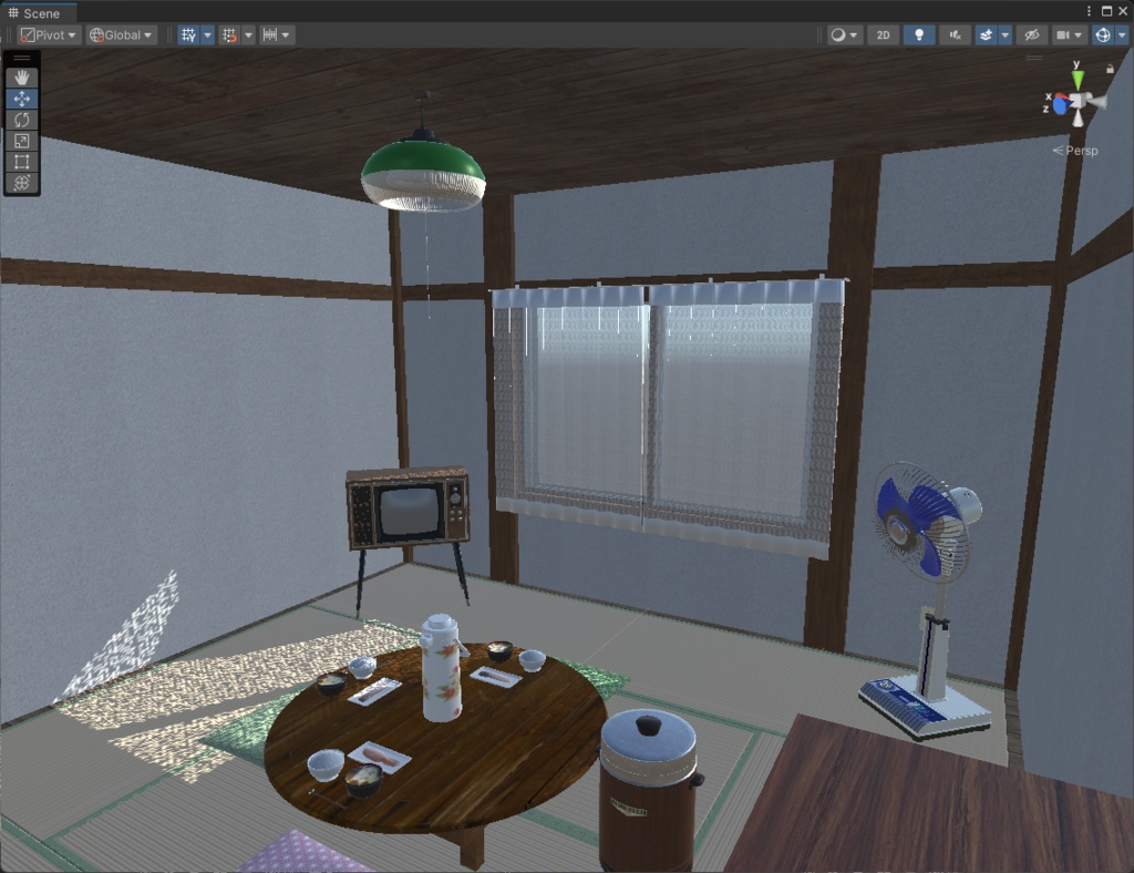 お茶の間セット【3Dモデル】
