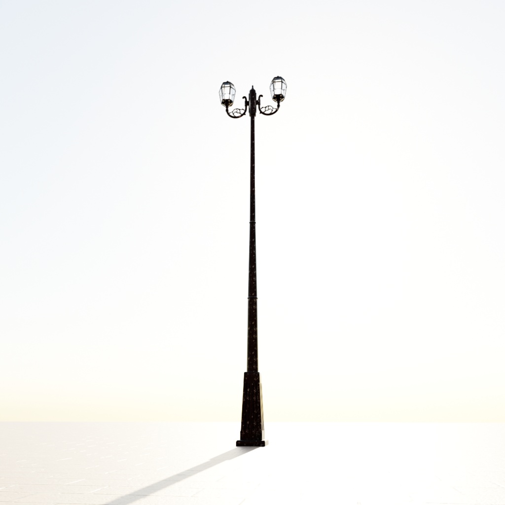 【3Dモデル】アンティーク街灯